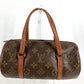 LOUIS VUITTON M51367 Monogram Papillon 22 (old model) Papillon 22 Mini Bag Cylinder Handbag Monogram Canvas Unisex Brown