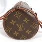 LOUIS VUITTON M51367 Monogram Papillon 22 (old model) Papillon 22 Mini Bag Cylinder Handbag Monogram Canvas Unisex Brown