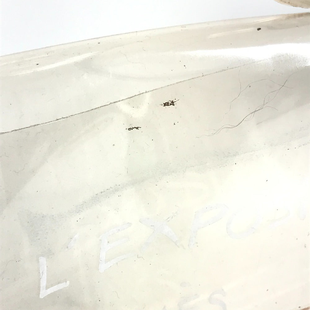 HERMES Vinyl Kelly Logo Vinyl Kelly Bag Tote Bag Handbag Vinyl Women's Clear
