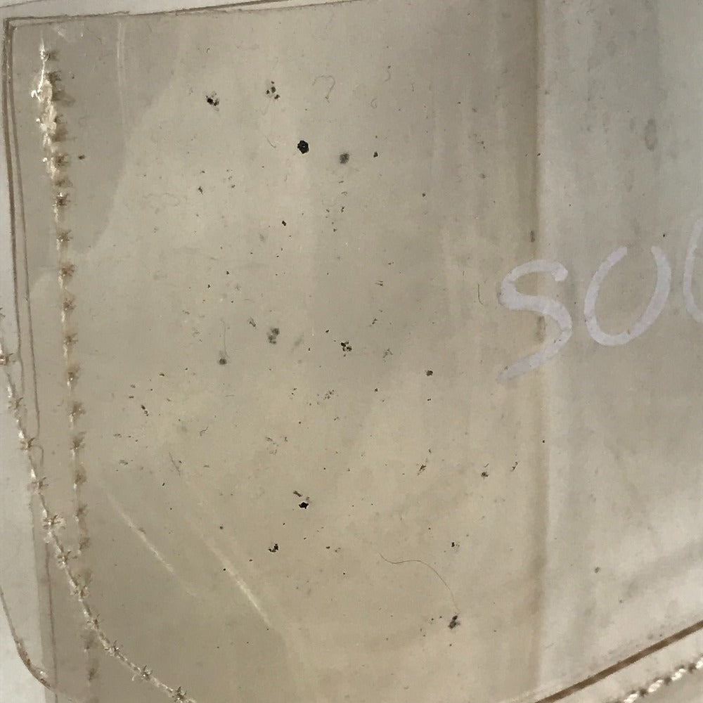 HERMES Vinyl Kelly Logo Vinyl Kelly Bag Tote Bag Handbag Vinyl Women's Clear