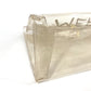 HERMES Vinyl Kelly Logo Vinyl Kelly Bag Tote Bag Handbag Vinyl Women's Clear