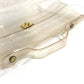 HERMES Vinyl Kelly Logo Vinyl Kelly Bag Tote Bag Handbag Vinyl Women's Clear