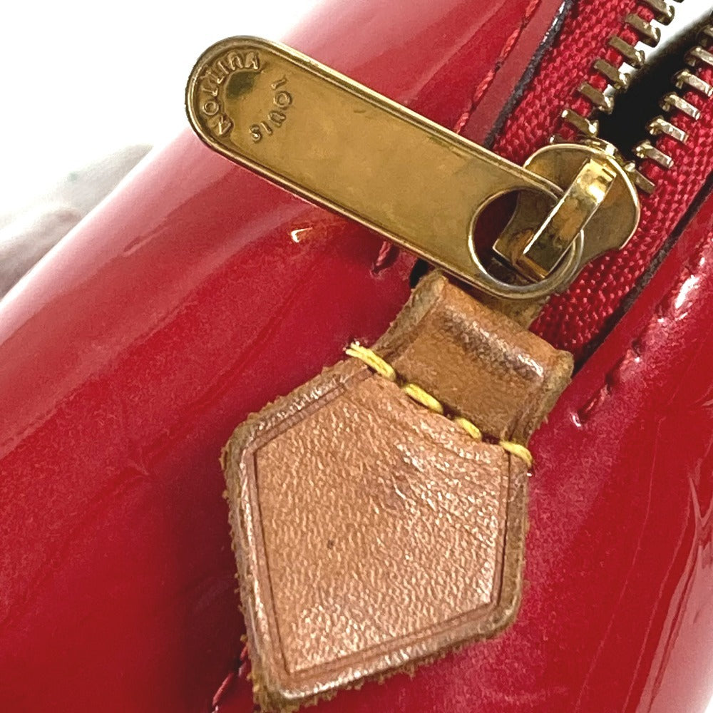 LOUIS VUITTON M90172 モノグラムヴェルニ　 ポシェットコスメティック メイクポーチ ポーチ マルチポーチ 化粧ポーチ モノグラムヴェルニ ユニセックス スリーズ レッド