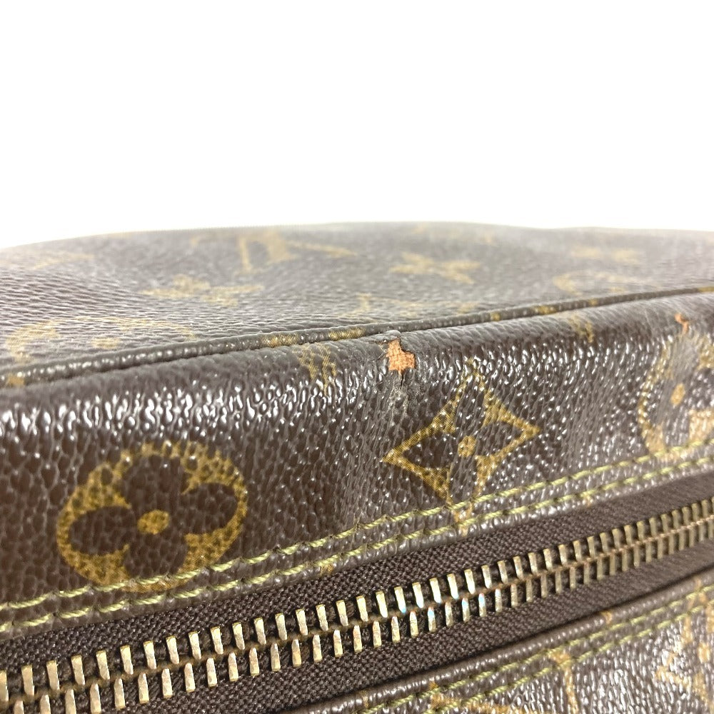 LOUIS VUITTON M47522 Monogram True Toilet 28 Makeup Pouch, Clutch Bag, Second Bag, Cosmetic Pouch, Monogram Canvas, Unisex, Brown