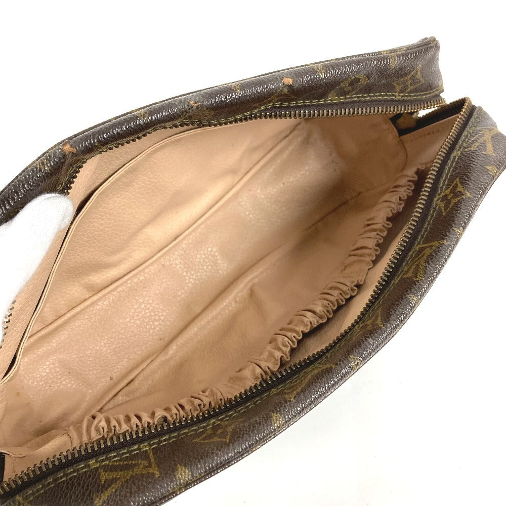 LOUIS VUITTON M47522 Monogram True Toilet 28 Makeup Pouch, Clutch Bag, Second Bag, Cosmetic Pouch, Monogram Canvas, Unisex, Brown