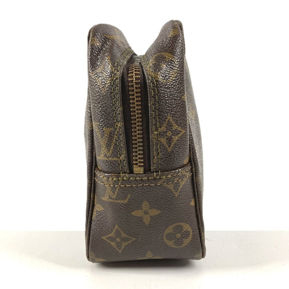 LOUIS VUITTON M47522 Monogram True Toilet 28 Makeup Pouch, Clutch Bag, Second Bag, Cosmetic Pouch, Monogram Canvas, Unisex, Brown