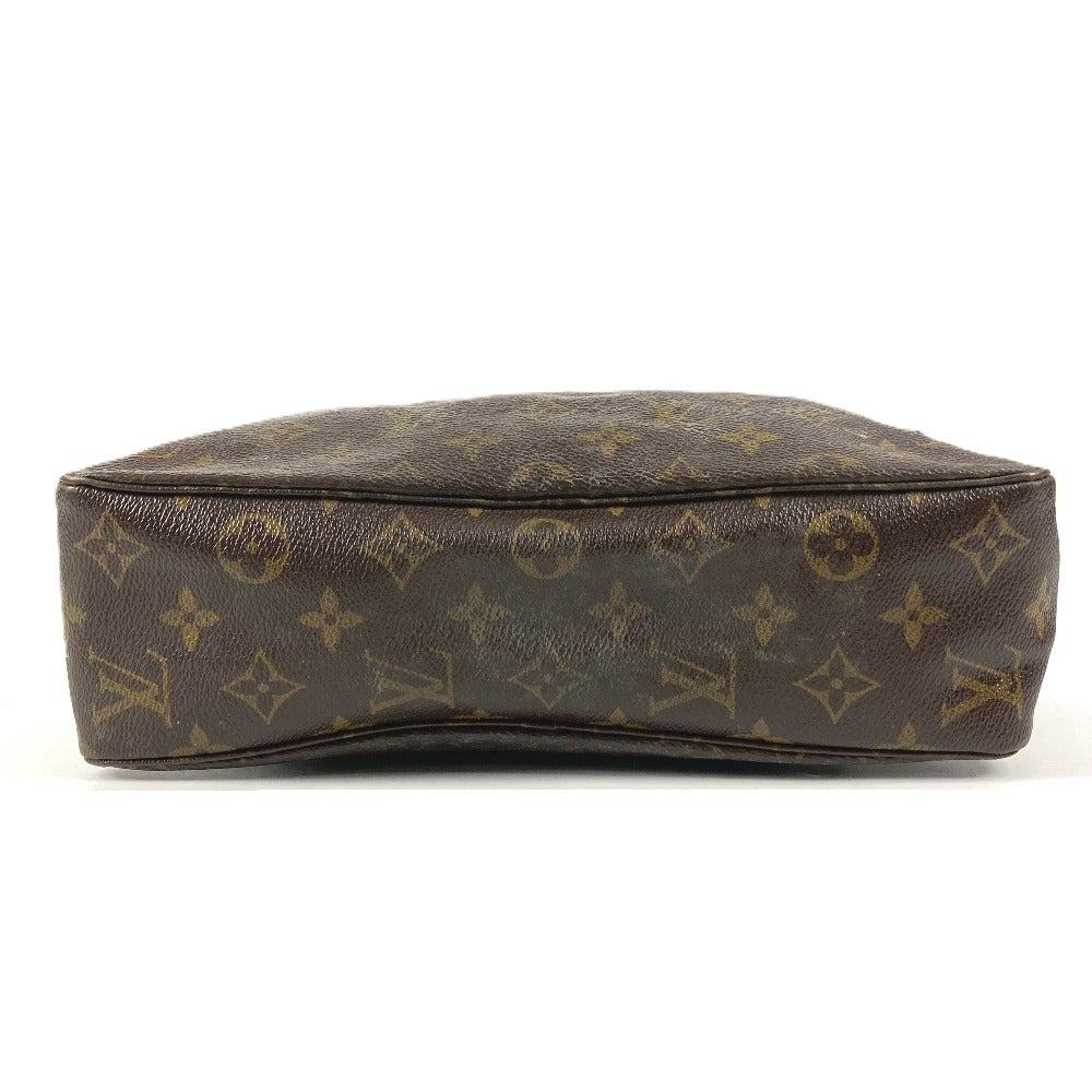 LOUIS VUITTON M47522 Monogram True Toilet 28 Makeup Pouch, Clutch Bag, Second Bag, Cosmetic Pouch, Monogram Canvas, Unisex, Brown