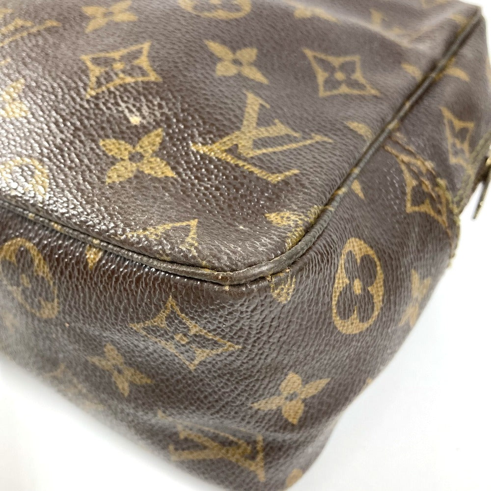 LOUIS VUITTON M47522 Monogram True Toilet 28 Makeup Pouch, Clutch Bag, Second Bag, Cosmetic Pouch, Monogram Canvas, Unisex, Brown