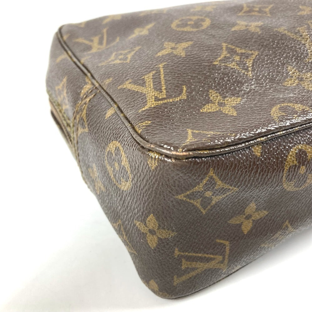 LOUIS VUITTON M47522 Monogram True Toilet 28 Makeup Pouch, Clutch Bag, Second Bag, Cosmetic Pouch, Monogram Canvas, Unisex, Brown