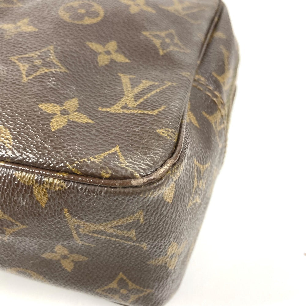 LOUIS VUITTON M47522 Monogram True Toilet 28 Makeup Pouch, Clutch Bag, Second Bag, Cosmetic Pouch, Monogram Canvas, Unisex, Brown
