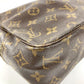 LOUIS VUITTON M47522 Monogram True Toilet 28 Makeup Pouch, Clutch Bag, Second Bag, Cosmetic Pouch, Monogram Canvas, Unisex, Brown