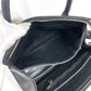 CHANEL Vintage V-Stitch Logo Bag Tote Bag CC Coco Mark Charm Handbag Leather Unisex Black