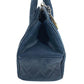 CHANEL Vintage V-Stitch Logo Bag Tote Bag CC Coco Mark Charm Handbag Leather Unisex Black