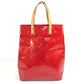 LOUIS VUITTON M91086 Monogram Vernis Reade MM Tote Bag Shoulder Bag Monogram Vernis Canvas Women's Rouge Red