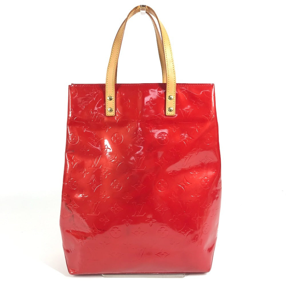 LOUIS VUITTON M91086 Monogram Vernis Reade MM Tote Bag Shoulder Bag Monogram Vernis Canvas Women's Rouge Red
