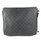 LOUIS VUITTON N58029 Damier Graphite Daniel MM Daniel MM Bag Messenger Bag Flap Shoulder Bag Damier Graphite Canvas Unisex Black