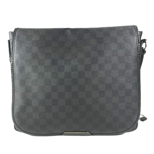 LOUIS VUITTON N58029 ダミエグラフィット ダニエルMM ダニエル MM カバン メッセンジャーバッグ フラップ ショルダーバッグ ダミエグラフィットキャンバス ユニセックス ブラック
