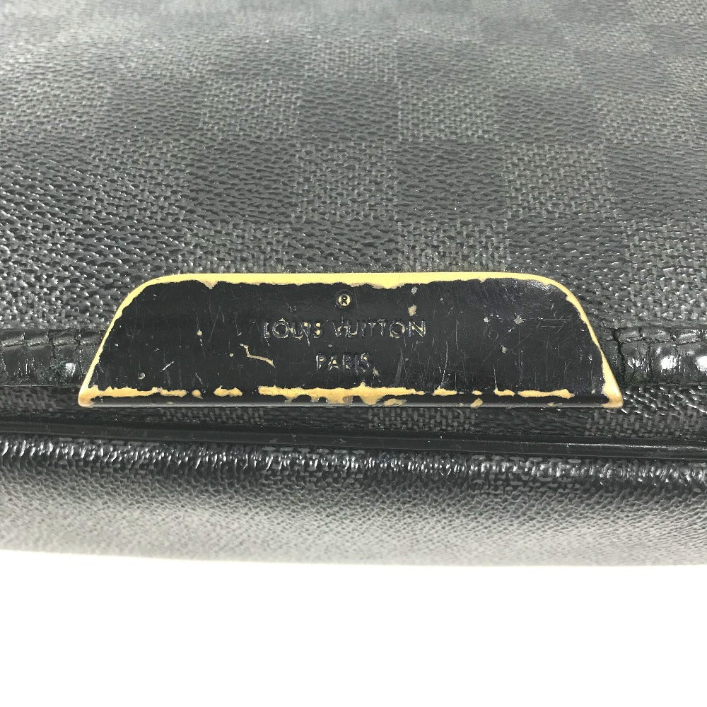 LOUIS VUITTON N58029 Damier Graphite Daniel MM Daniel MM Bag Messenger Bag Flap Shoulder Bag Damier Graphite Canvas Unisex Black