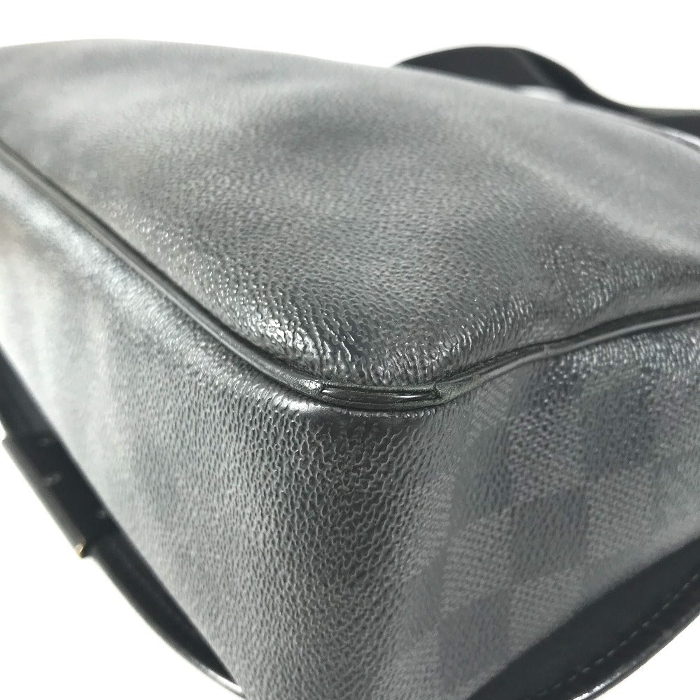 LOUIS VUITTON N58029 Damier Graphite Daniel MM Daniel MM Bag Messenger Bag Flap Shoulder Bag Damier Graphite Canvas Unisex Black