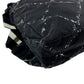 CHANEL Vintage Travel Line Logo Backpack Nylon Unisex Black