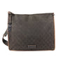 GUCCI 90656 GG Logo Bag Crossbody Shoulder Bag Leather/Canvas Unisex Brown