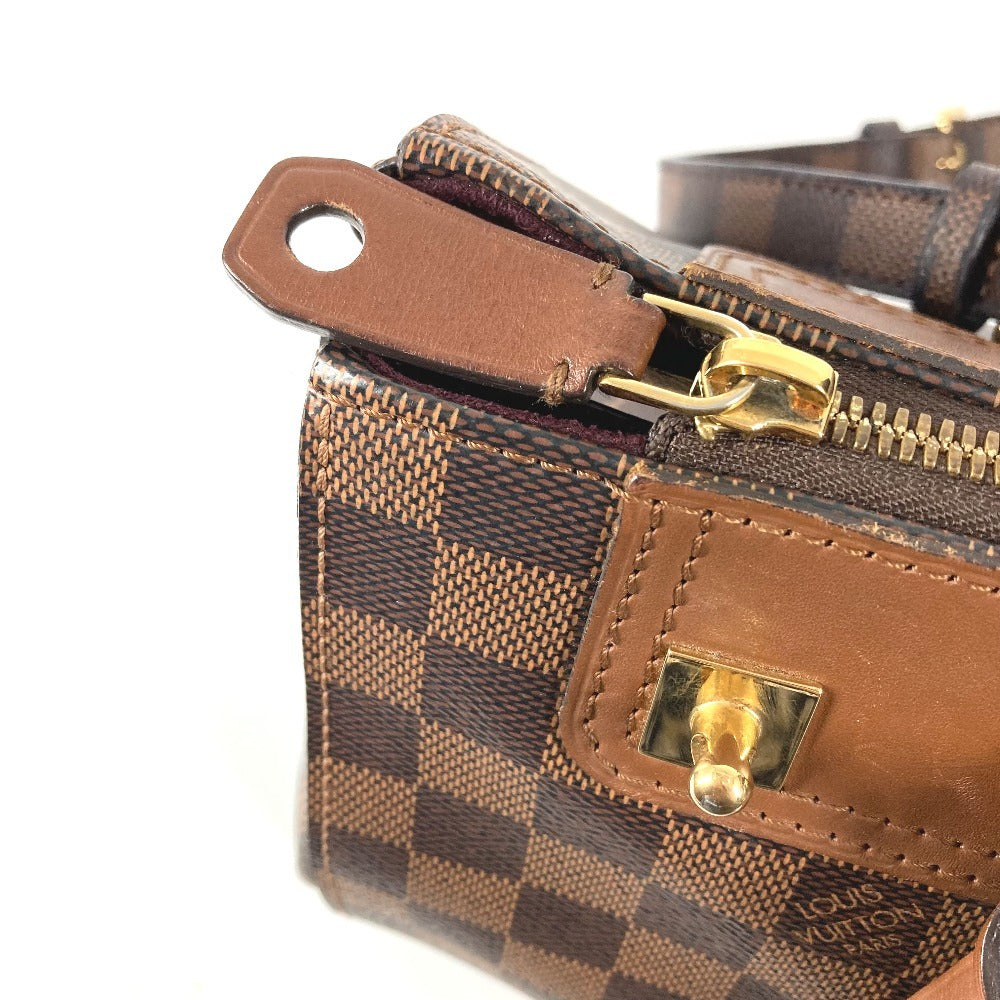 LOUIS VUITTON N41337 Damier Greenwich Bag 2WAY Bag Handbag Tote Bag Shoulder Bag Damier Canvas Unisex Ebene Brown