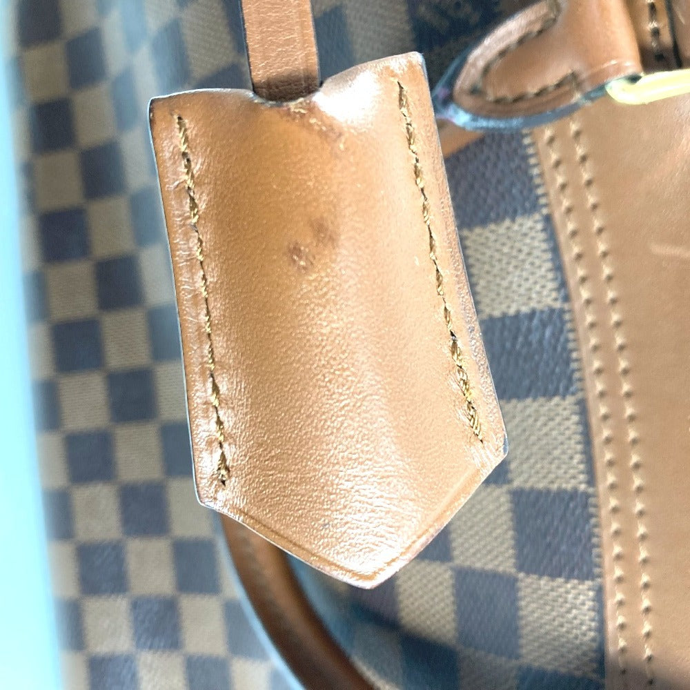 LOUIS VUITTON N41337 Damier Greenwich Bag 2WAY Bag Handbag Tote Bag Shoulder Bag Damier Canvas Unisex Ebene Brown