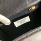 GIVENCHY Vintage SACS Logo Turnlock Vanity Bag Flap Handbag Leather Women's Black