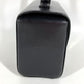 GIVENCHY Vintage SACS Logo Turnlock Vanity Bag Flap Handbag Leather Women's Black