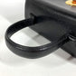 GIVENCHY Vintage SACS Logo Turnlock Vanity Bag Flap Handbag Leather Women's Black