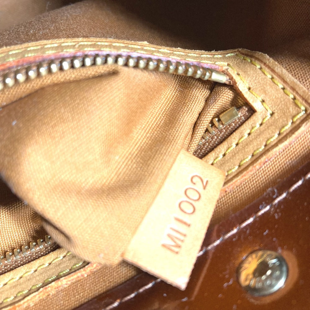 LOUIS VUITTON M91146 モノグラムヴェルニ リードPM リード PM カバン トートバッグ ハンドバッグ モノグラムヴェルニキャンバス ユニセックス ブロンズ ブラウン
