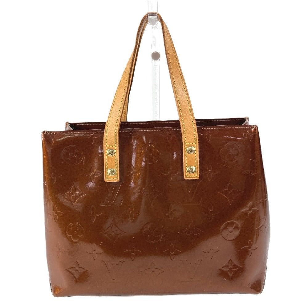 LOUIS VUITTON M91146 モノグラムヴェルニ リードPM リード PM カバン トートバッグ ハンドバッグ モノグラムヴェルニキャンバス ユニセックス ブロンズ ブラウン