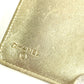 CHANEL A37151 CC Coco Mark Logo Icon Bi-fold Long Wallet Leather Unisex Gold