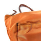 PRADA BR4001 Triangle Logo Plate Bag Tote Bag Shoulder Bag Leather/Nylon Unisex Orange