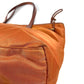 PRADA BR4001 Triangle Logo Plate Bag Tote Bag Shoulder Bag Leather/Nylon Unisex Orange