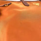 PRADA BR4001 Triangle Logo Plate Bag Tote Bag Shoulder Bag Leather/Nylon Unisex Orange