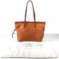 PRADA BR4001 Triangle Logo Plate Bag Tote Bag Shoulder Bag Leather/Nylon Unisex Orange