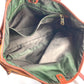 PRADA BR4001 Triangle Logo Plate Bag Tote Bag Shoulder Bag Leather/Nylon Unisex Orange