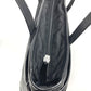 PRADA VA1033 Triangle Logo Plate Bag Tote Bag Shoulder Bag Leather/Nylon Unisex Black
