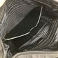 PRADA VA1033 Triangle Logo Plate Bag Tote Bag Shoulder Bag Leather/Nylon Unisex Black