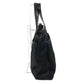 PRADA VA1033 Triangle Logo Plate Bag Tote Bag Shoulder Bag Leather/Nylon Unisex Black