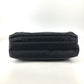 PRADA VA1033 Triangle Logo Plate Bag Tote Bag Shoulder Bag Leather/Nylon Unisex Black