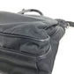 PRADA VA1033 Triangle Logo Plate Bag Tote Bag Shoulder Bag Leather/Nylon Unisex Black