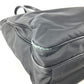 PRADA VA1033 Triangle Logo Plate Bag Tote Bag Shoulder Bag Leather/Nylon Unisex Black