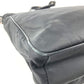 PRADA VA1033 Triangle Logo Plate Bag Tote Bag Shoulder Bag Leather/Nylon Unisex Black