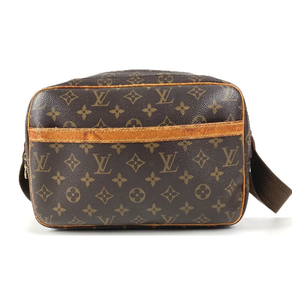 LOUIS VUITTON M45254 Monogram Reporter PM Crossbody Shoulder Bag Monogram Canvas Unisex Brown