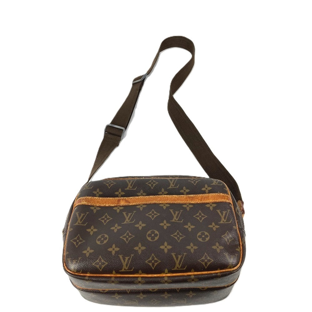 LOUIS VUITTON M45254 Monogram Reporter PM Crossbody Shoulder Bag Monogram Canvas Unisex Brown