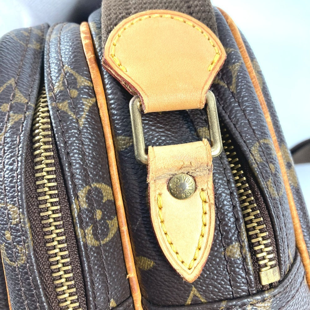 LOUIS VUITTON M45254 Monogram Reporter PM Crossbody Shoulder Bag Monogram Canvas Unisex Brown