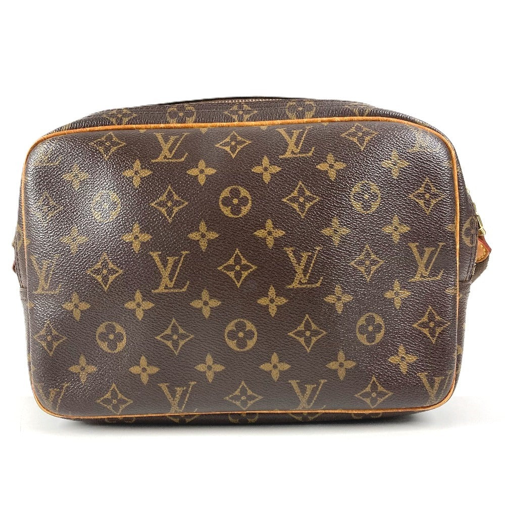 LOUIS VUITTON M45254 Monogram Reporter PM Crossbody Shoulder Bag Monogram Canvas Unisex Brown