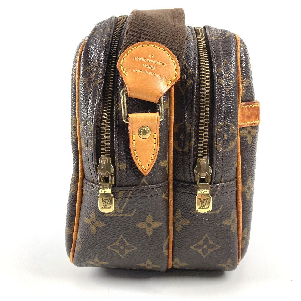 LOUIS VUITTON M45254 Monogram Reporter PM Crossbody Shoulder Bag Monogram Canvas Unisex Brown